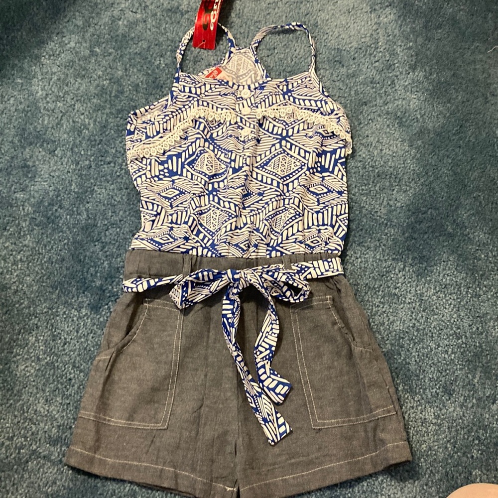 New girls size 6X romper